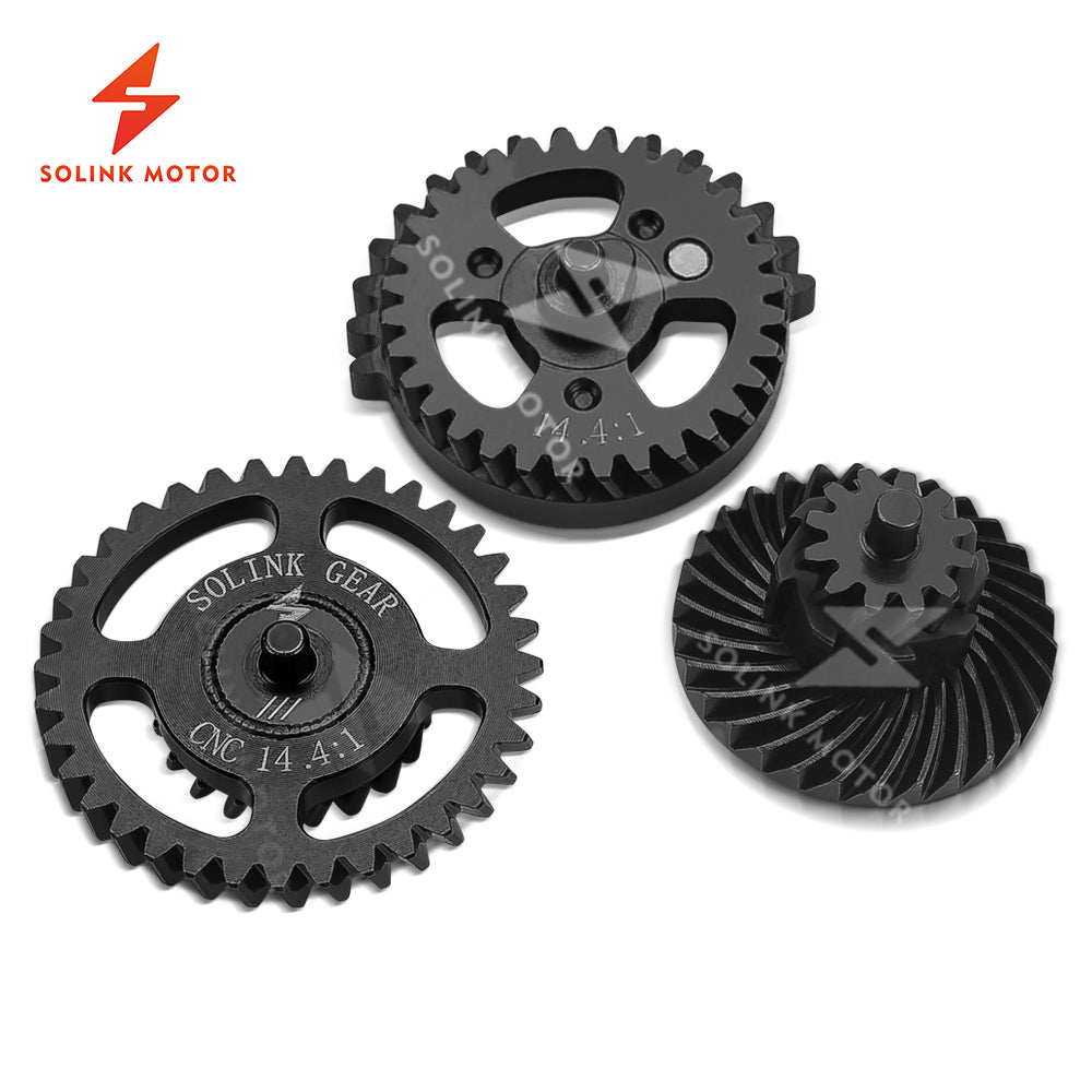 Solink Helical Hollowed 14.4:1 Gear Set (Revised Thickness)