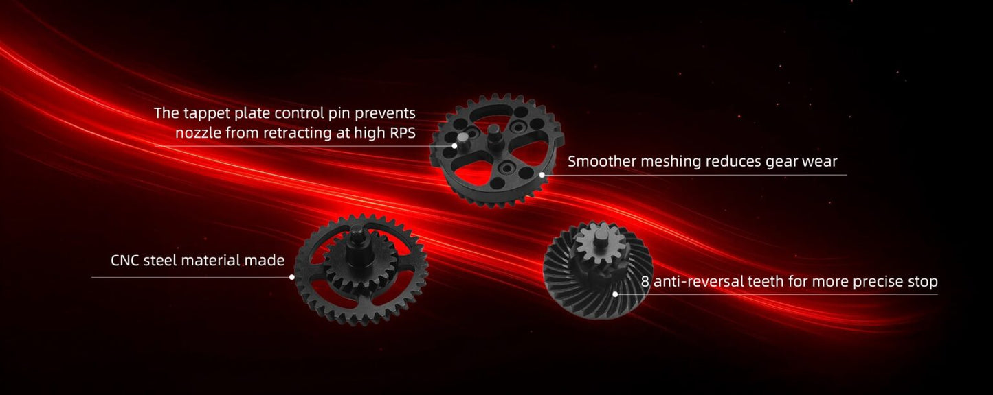 Solink Normal Non-Hollowed 14.4:1 Gear Set (Revised Thickness)