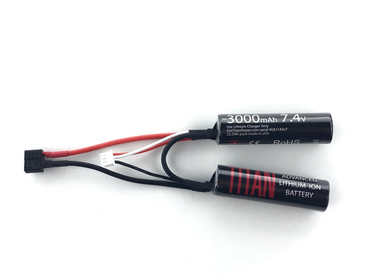 Titan Power 3000mAh 7.4v Nunchuck T-Plug (Deans)