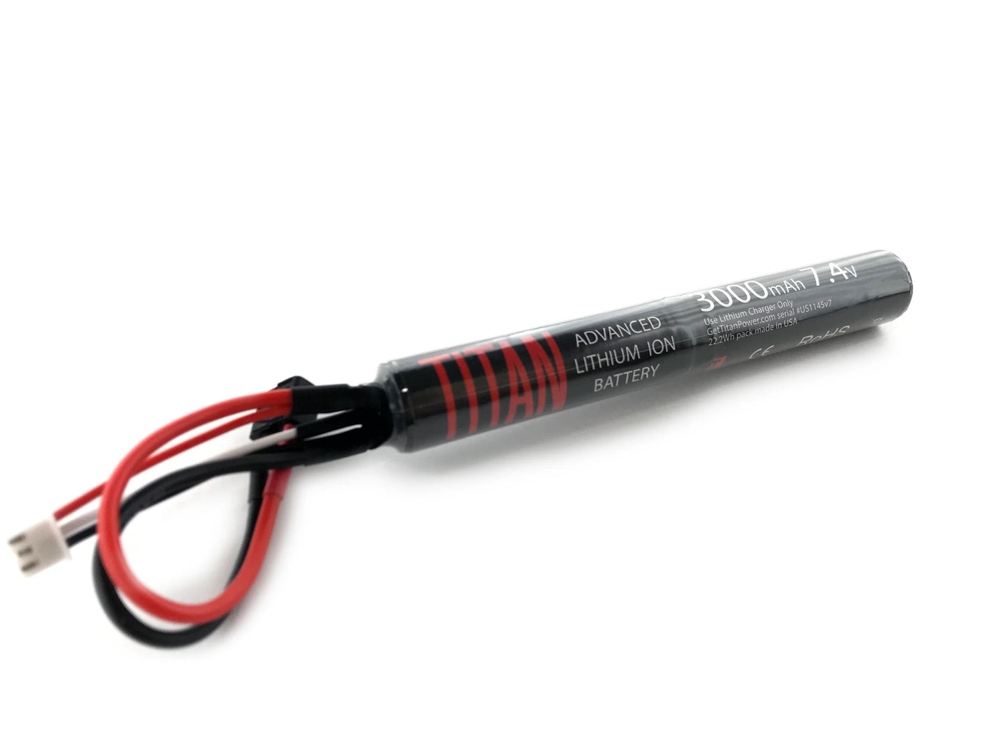 Titan Power 3000mAh 7.4v Stick T-Plug (Deans)