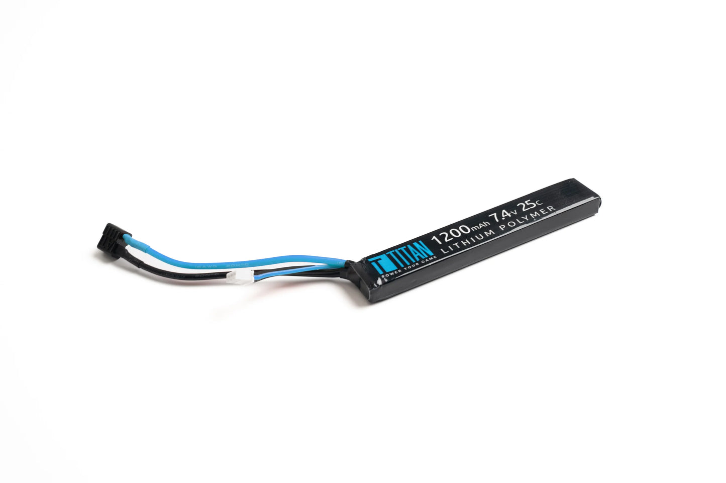 Titan Power LiPo 1200mAh 7.4v 25C Stick T-Plug (Deans)