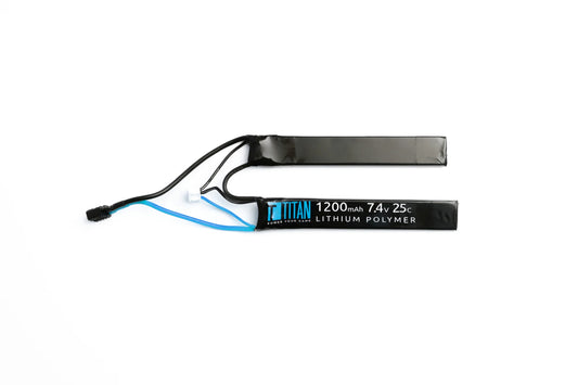 Titan Power LiPo 1200mAh 7.4v 25C Nunchuck T-Plug (Deans)