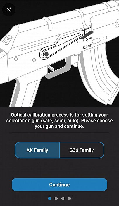 Jefftron Leviathan V3 optical MOSFET Bluetooth app selector calibration screen for AK and G36 gearbox compatibility
