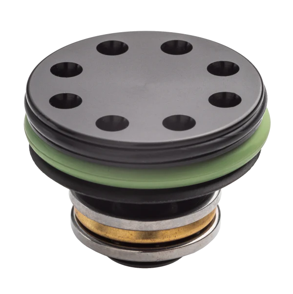 CNC ERGAL DOUBLE O-RING BALL BEARING AEG PISTON HEAD (TPPE)