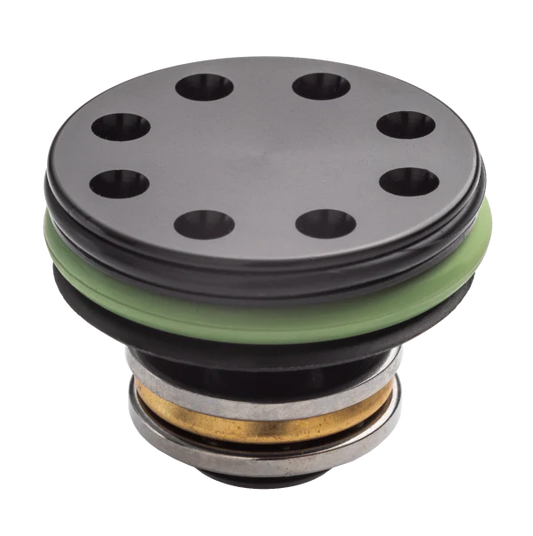 CNC ERGAL DOUBLE O-RING BALL BEARING AEG PISTON HEAD (TPPE)