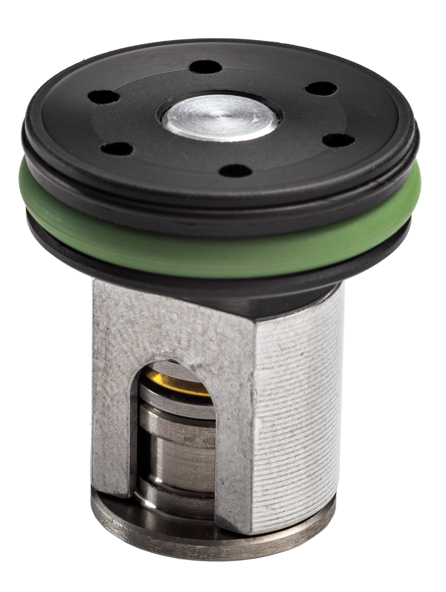 FPS Softair CNC POM Double O-Ring Ball Bearing AEG Piston Head for Tokyo Marui Next Generation Recoil Shock (TPSRE)