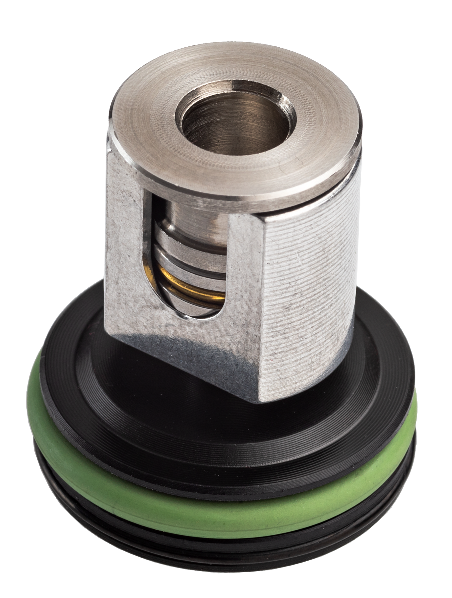 FPS Softair CNC POM Double O-Ring Ball Bearing AEG Piston Head for Tokyo Marui Next Generation Recoil Shock (TPSRE)